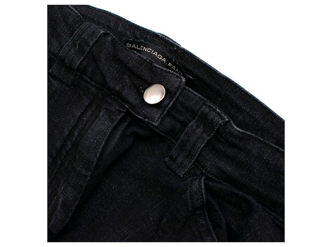 Vaqueros pitillo balenciaga con cremallera en la pierna Negro - vista 4
