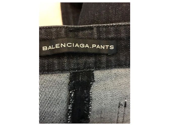 Vaqueros pitillo balenciaga con cremallera en la pierna Negro - vista 7