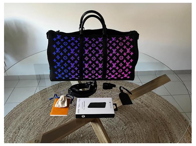 Abbesses Louis Vuitton Keepall Light up Multicolore - vue 7