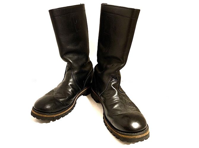 [Usado] Botas de couro preto masculino Ann Demeulemeester - vista 2