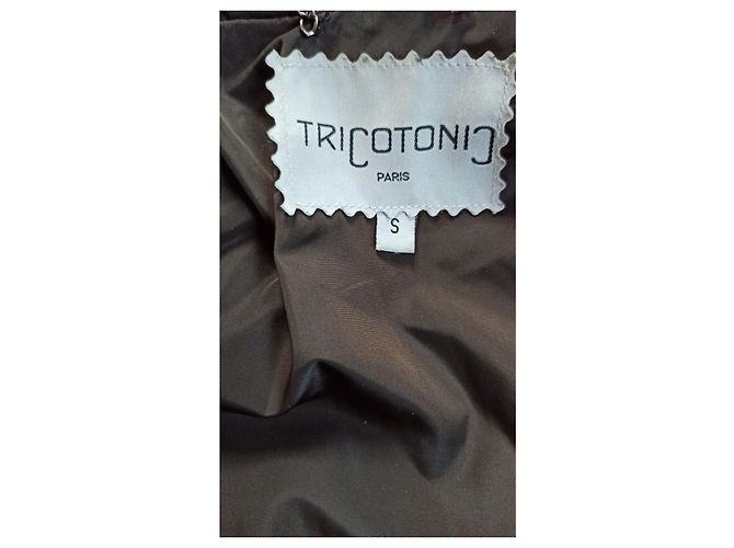 Autre Marque Chaqueta de Plumón Marrón con Borde de Piel Castaño - vista 6