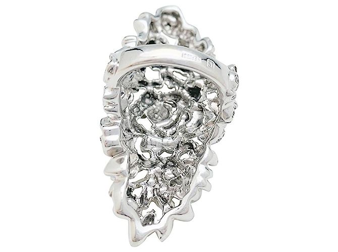 Anello Repossi "Nérée" in oro bianco e diamanti. - vista 4