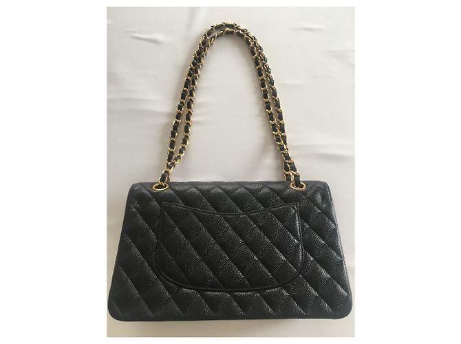 2.55 Chanel Pelle di vitello martellata senza tempo Nero - vista 4