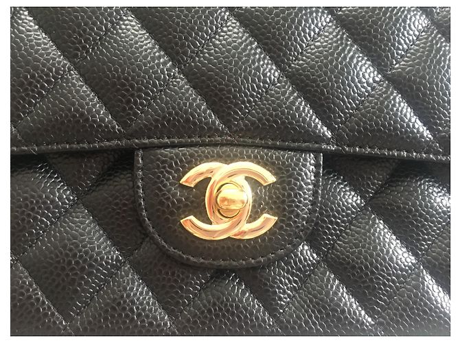 2.55 Chanel Pelle di vitello martellata senza tempo Nero - vista 5