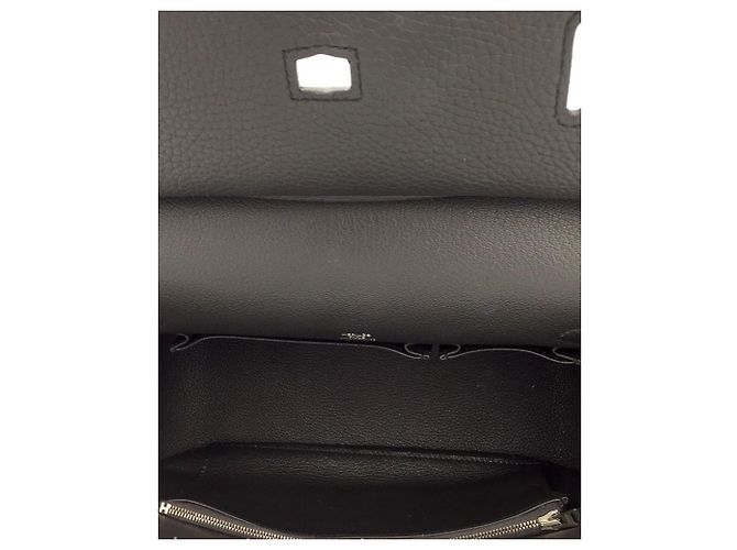Hermès Jypsiere 26 borsa in TC nero con PHW - vista 13