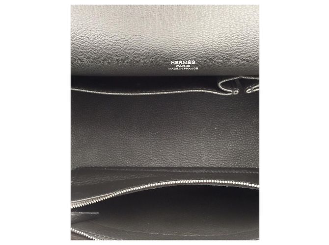 Hermès Jypsiere 26 borsa in TC nero con PHW - vista 14