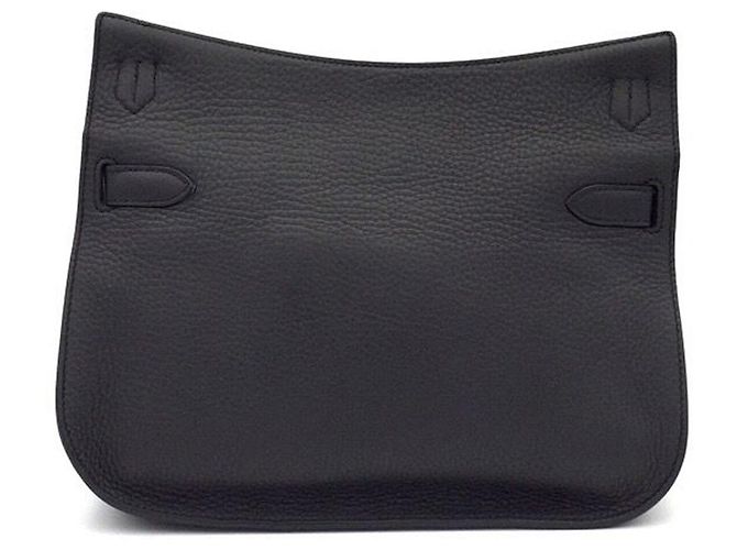 Hermès Jypsiere 26 borsa in TC nero con PHW - vista 5