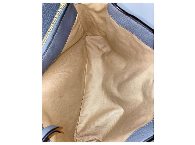 Borsa a spalla Chloé Faye in pelle di vitello Blu Grigio - vista 6