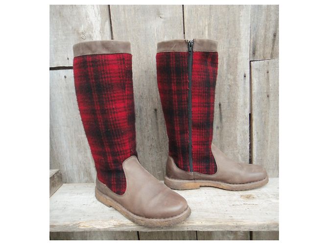 Botas de piel Woolrich p 40 Roja - vista 2