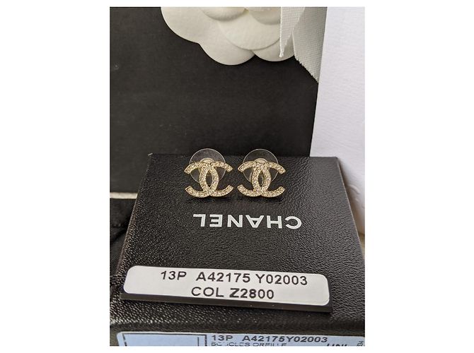 Chanel CC A13Orecchini P Moscova GHW Classic D'oro - vista 12