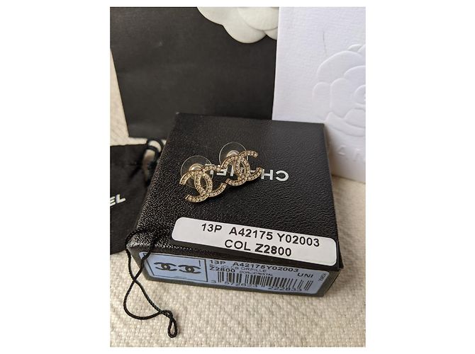 Chanel CC A13Orecchini P Moscova GHW Classic D'oro - vista 5