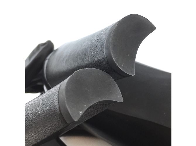 Stuart Weitzman Black Leather Ankle Mitten Plonge Boots - view 11