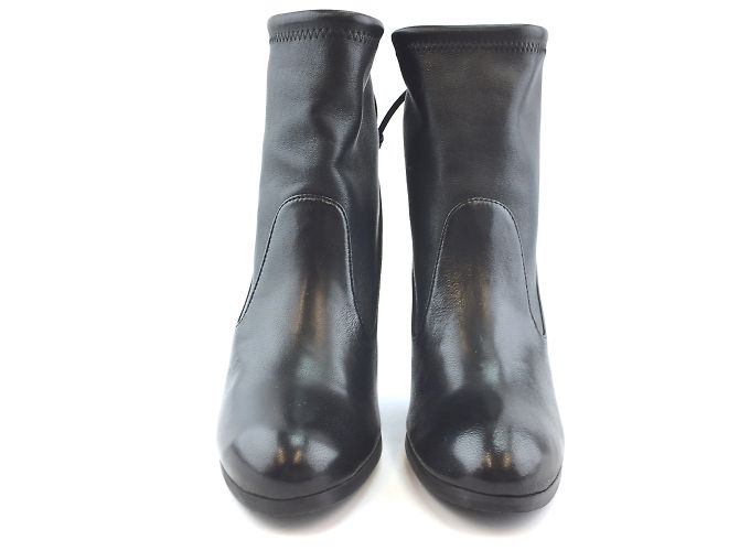 Stuart Weitzman Black Leather Ankle Mitten Plonge Boots - view 3