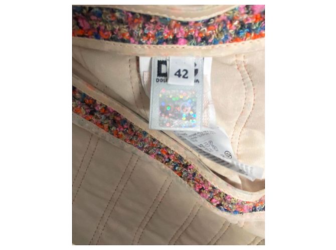 Giacca da sera Dolce & Gabbana in tweed rosa - vista 3