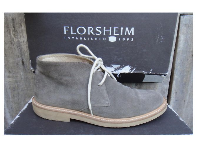 Autre Marque Botas Desert Florsheim Taupe Camurça 41 - vista 3