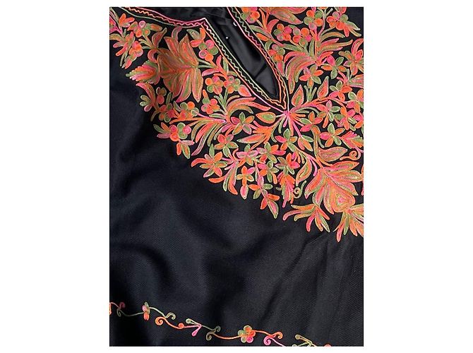 No Brand Embroidered Poncho - view 3