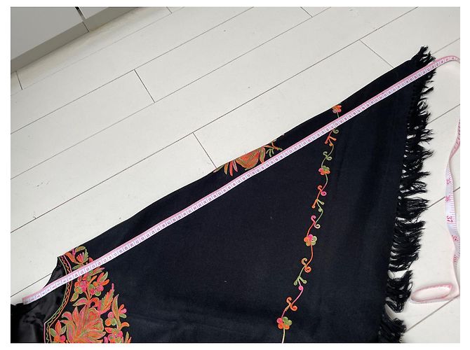 No Brand Embroidered Poncho - view 5