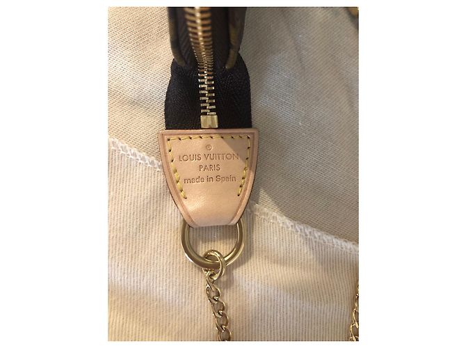 Louis Vuitton Monogram Mini Pouch Brown - view 5