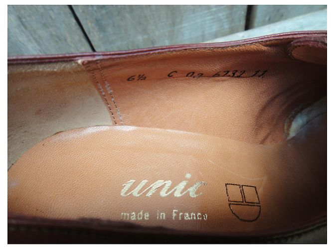 Autre Marque Derby Unic Yeuse in pelle marrone - vista 8