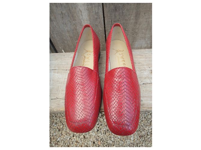 Autre Marque Mocassini dolci 37 VINTAGE ▾ 1980 Rosso - vista 3