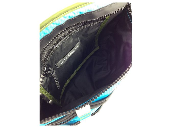 [Usado] Acne Studios (Acné) ◆ Bolso de hombro / Nylon / Azul / Abbey Aqua Blue - vista 5