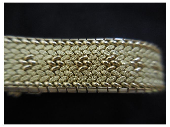 Autre Marque Bracciale in oro giallo 18K maglia polacca 19cm D'oro - vista 2