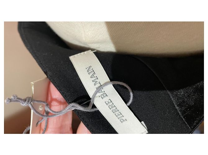 Falda Pierre Balmain negra de viscosa y nylon Talla 40 Negro - vista 4