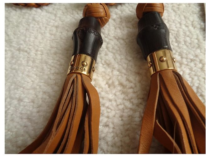 Gucci Saddle Soft Gürtel braun Leder 80 cm - Ansicht 2