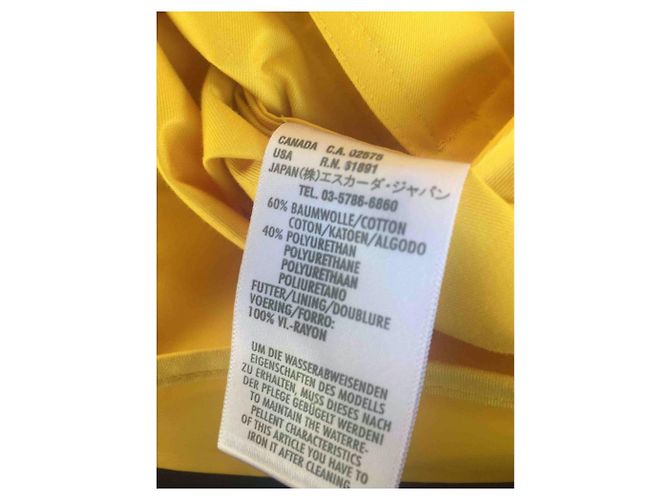 Chaqueta impermeable Escada sport Amarillo - vista 5