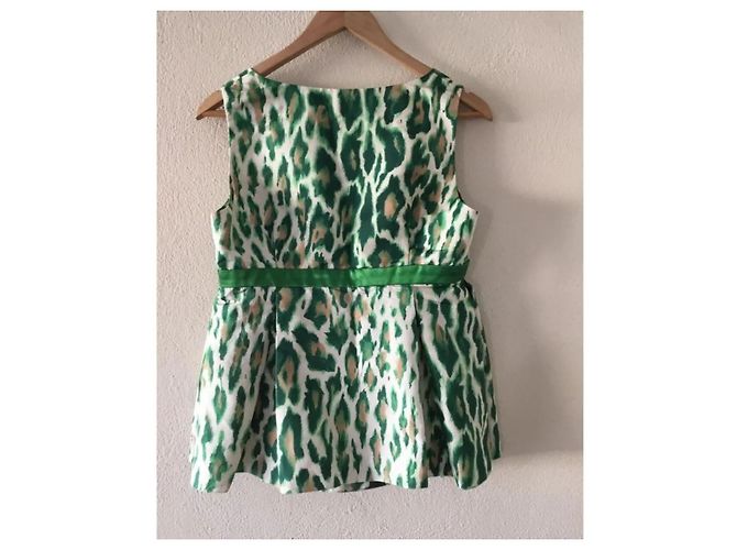 Christian Dior Top de seda con estampado animal Dior Multicolor - vista 4