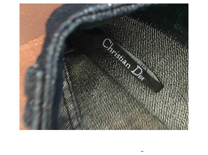 Vaqueros Christian Dior de denim azul - vista 3