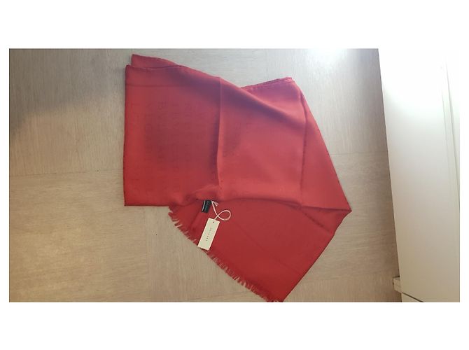Autre Marque Sciarpa Bvlgari in seta rossa Rosso - vista 2