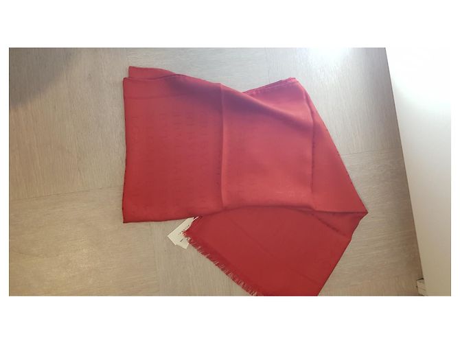Autre Marque Sciarpa Bvlgari in seta rossa Rosso - vista 3