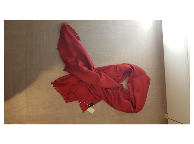 Autre Marque Sciarpa Bvlgari in seta rossa Rosso - vista 6