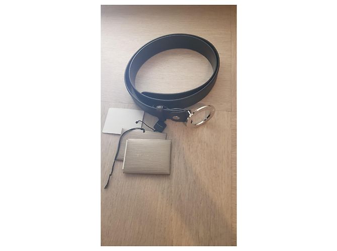 Bulgari leather belt dark brown - view 3