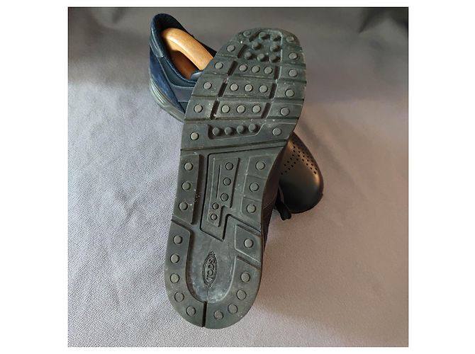Sneakers Tod's Blu Marino Pelle Blu navy - vista 6