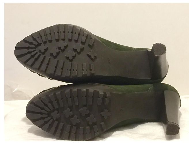 Diane Von Furstenberg Stivaletto stringato DvF Jameson in nabuk Cachi - vista 5
