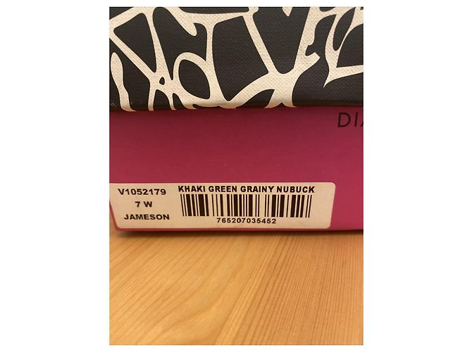 Diane Von Furstenberg Stivaletto stringato DvF Jameson in nabuk Cachi - vista 7