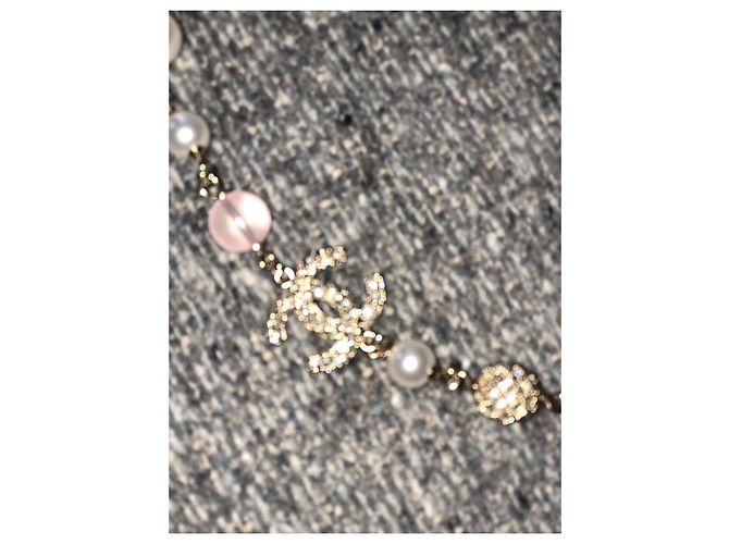 Chanel Perlenkette mit Strass - Ansicht 4