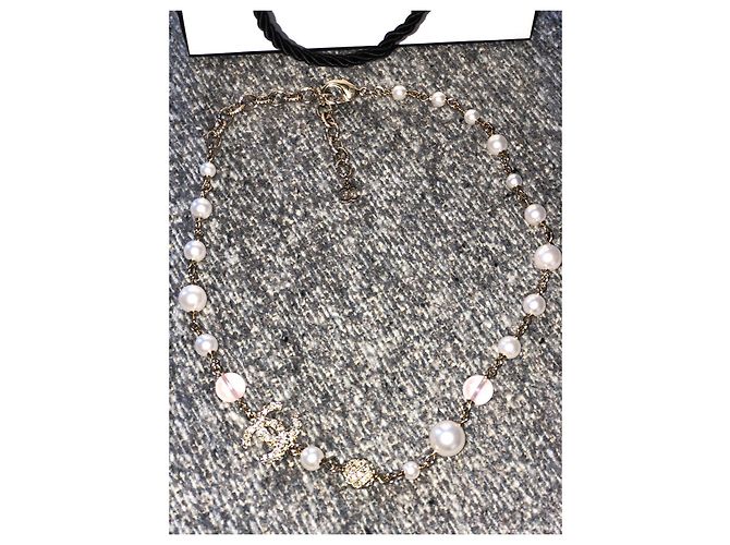 Chanel Perlenkette mit Strass - Ansicht 5