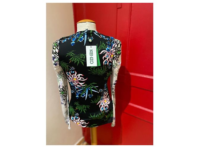 Top multicolore Kenzo in viscosa - vista 2