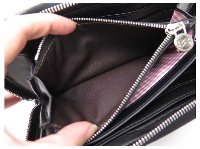 NEU LANCEL BRIGITTE BARDOT WALLET + SCHWARZE CANVAS MÜNZWALLET IN BOX - Ansicht 12