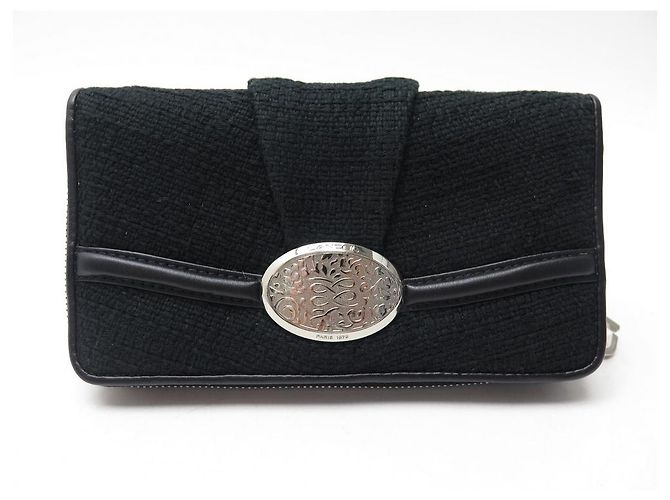 NEU LANCEL BRIGITTE BARDOT WALLET + SCHWARZE CANVAS MÜNZWALLET IN BOX - Ansicht 2