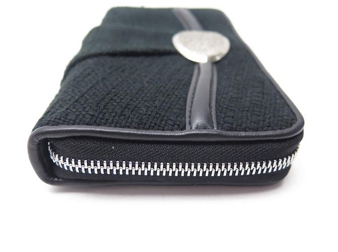 NEU LANCEL BRIGITTE BARDOT WALLET + SCHWARZE CANVAS MÜNZWALLET IN BOX - Ansicht 4