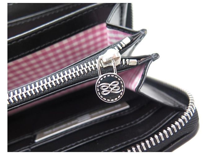 NEU LANCEL BRIGITTE BARDOT WALLET + SCHWARZE CANVAS MÜNZWALLET IN BOX - Ansicht 8