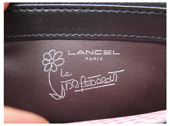 NEU LANCEL BRIGITTE BARDOT WALLET + SCHWARZE CANVAS MÜNZWALLET IN BOX - Ansicht 9