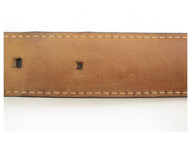 GURT LOUIS VUITTON T95 CANVAS GÜRTEL BRAUNES MONOGRAMM CANVAS ELLIPSE - Ansicht 10