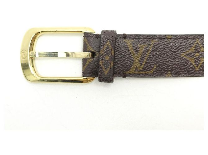 GURT LOUIS VUITTON T95 CANVAS GÜRTEL BRAUNES MONOGRAMM CANVAS ELLIPSE - Ansicht 3