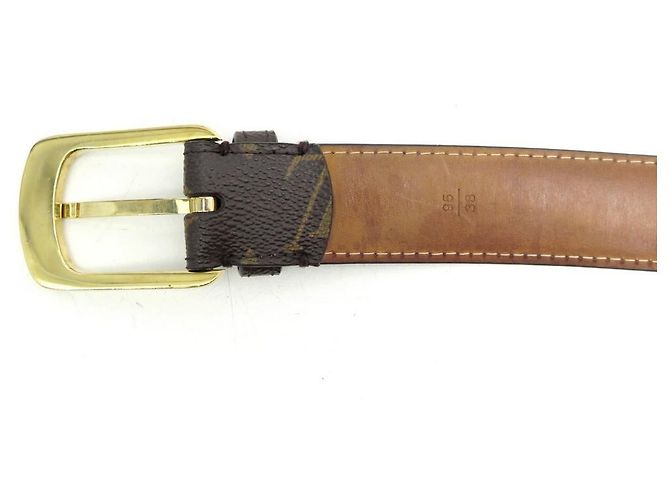 GURT LOUIS VUITTON T95 CANVAS GÜRTEL BRAUNES MONOGRAMM CANVAS ELLIPSE - Ansicht 5