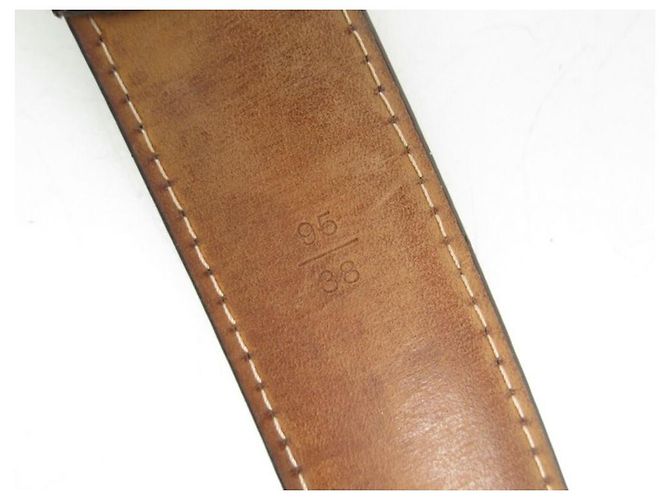 GURT LOUIS VUITTON T95 CANVAS GÜRTEL BRAUNES MONOGRAMM CANVAS ELLIPSE - Ansicht 6